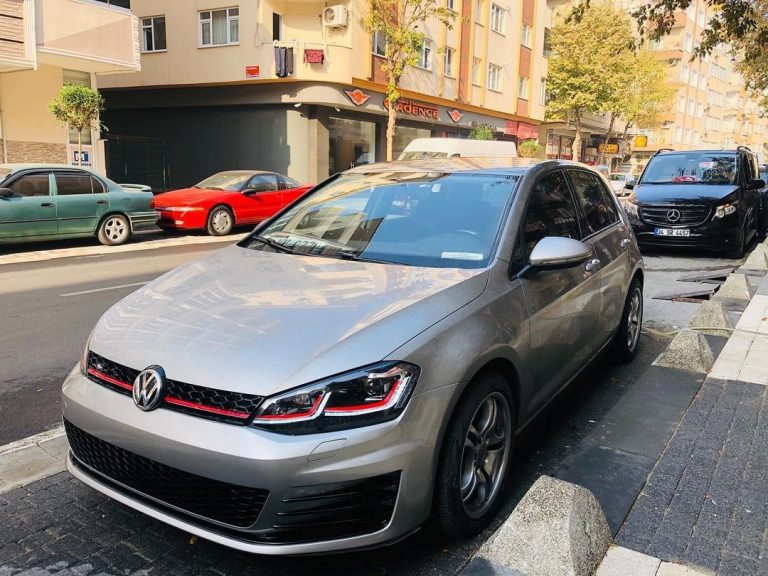 VOLKSWAGEN GOLF 7.5 LED FAR ÇİFT J KIRMIZI