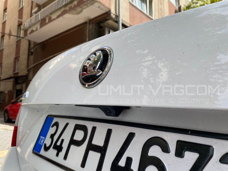 Y SKODA OCTAVİA GERİ GÖRÜŞ KAMERASI /SCODA OCTAVİA PLAKA GERİ GÖRÜŞ KAMERASI