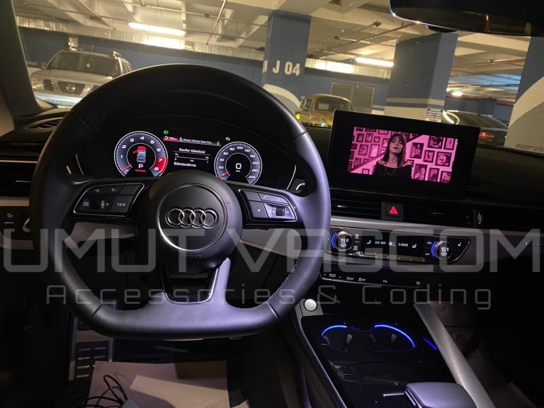 AUDİ A5 VİDEO İZLEME USB'DEN HAREKET HALİNDE VİDEO İZLEYEBİLME
