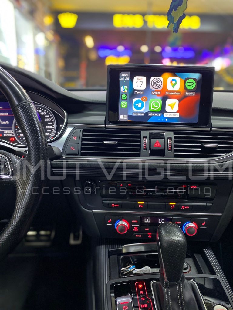 Audi A6 Android Auto Açma (2015 ve Sonrası MHI2 Üniteler)