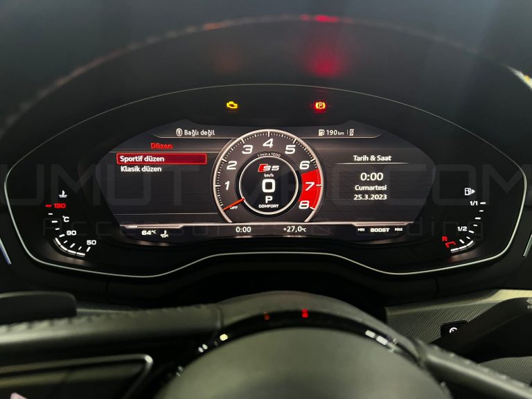 AUDİ S5 SPOR GÖSTERGESİ , AUDİ RS5 SPOR GÖSTERGESİ