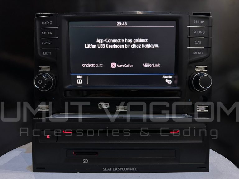 Seat to Volkswagen Mib2 Ünite Çevirme Kodlaması