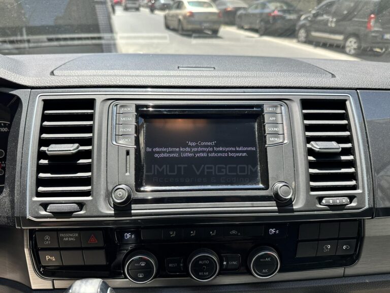 Volkswagen Caravelle App-Connect Açma