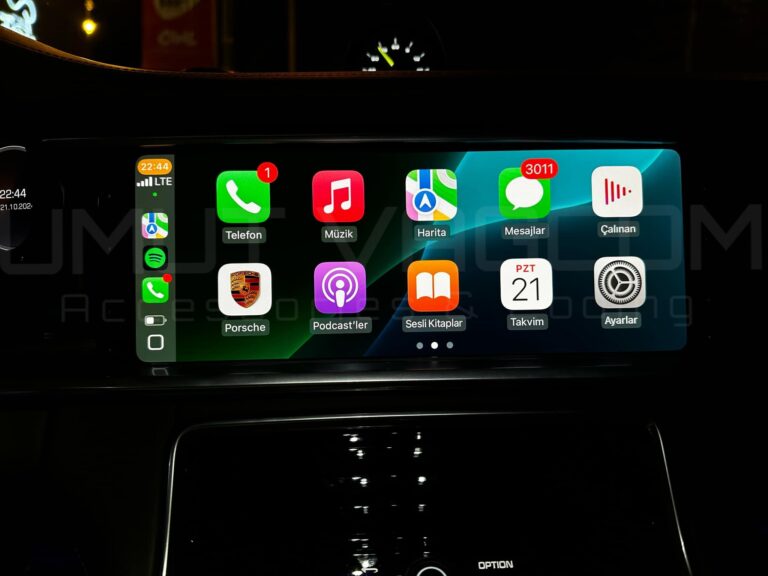 Porsche Panamera Full Ekran CarPlay Kodlaması