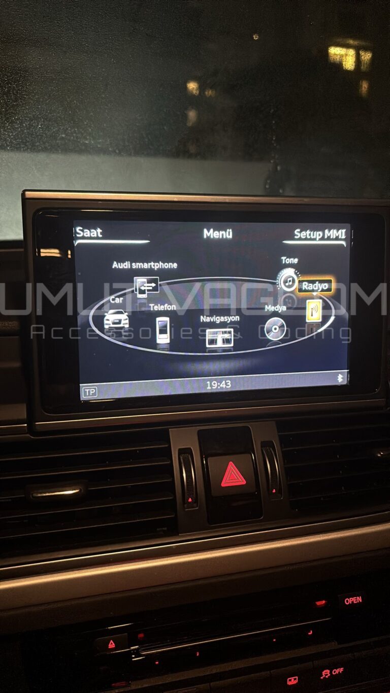 Audi A6 CarPlay Aktivasyonu (2015–2019)