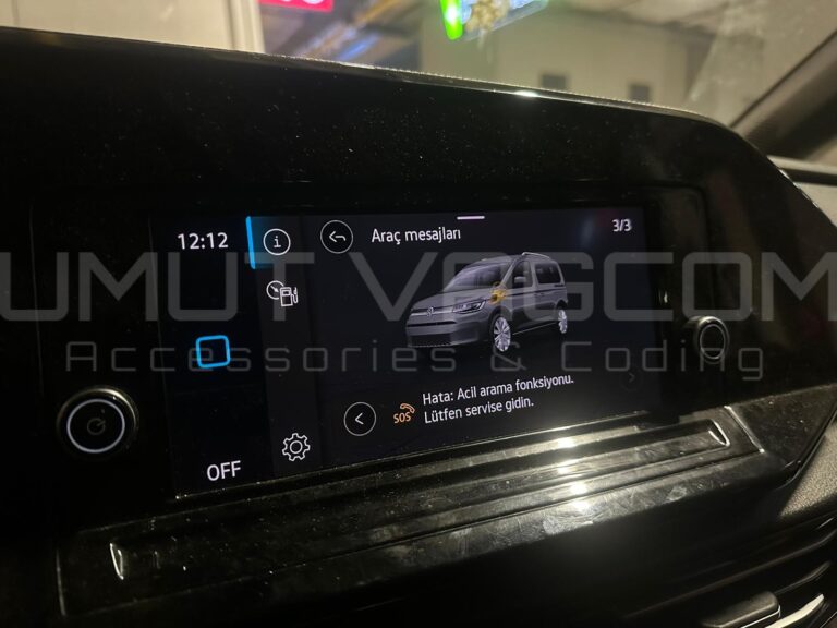 Caddy Acil Çağrı Sistemi Arızası Çözümü (Caddy Sos Arızası)